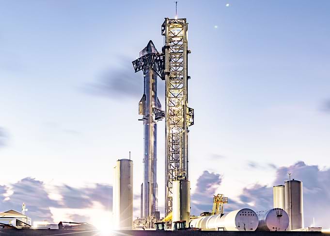 SpaceX Starship Full Stack