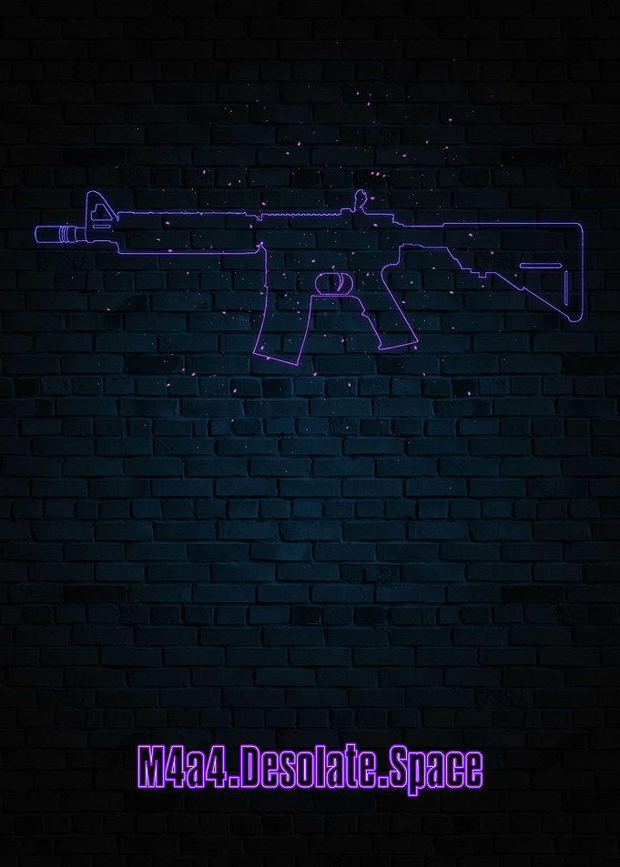 Gun neon fanart