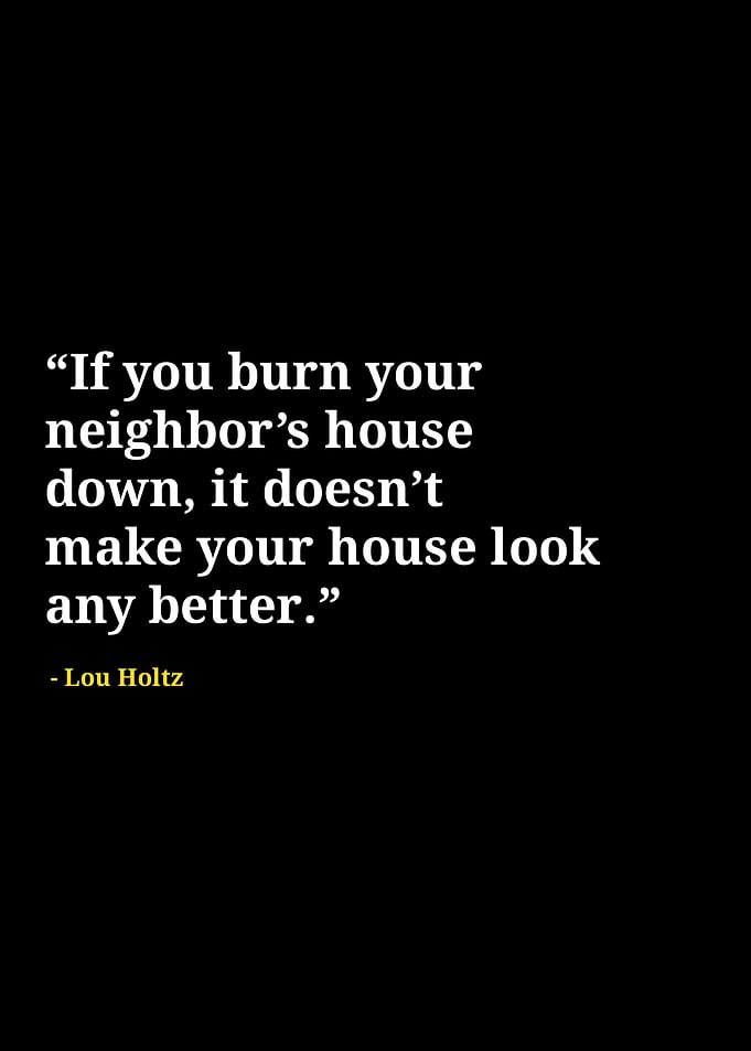 Lou holtz quotes