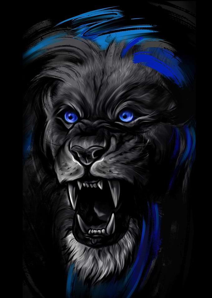 Angry Lion