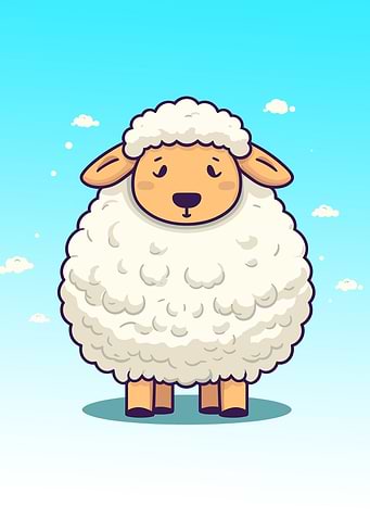 cute sheep animal