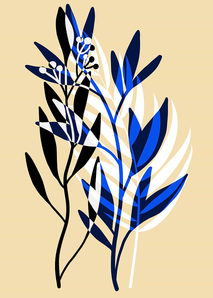 plant branches with leaves