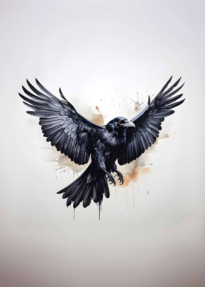 Flying Raven