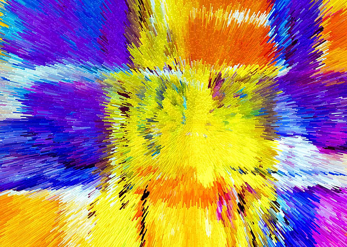 Abstract Acrylic Painting