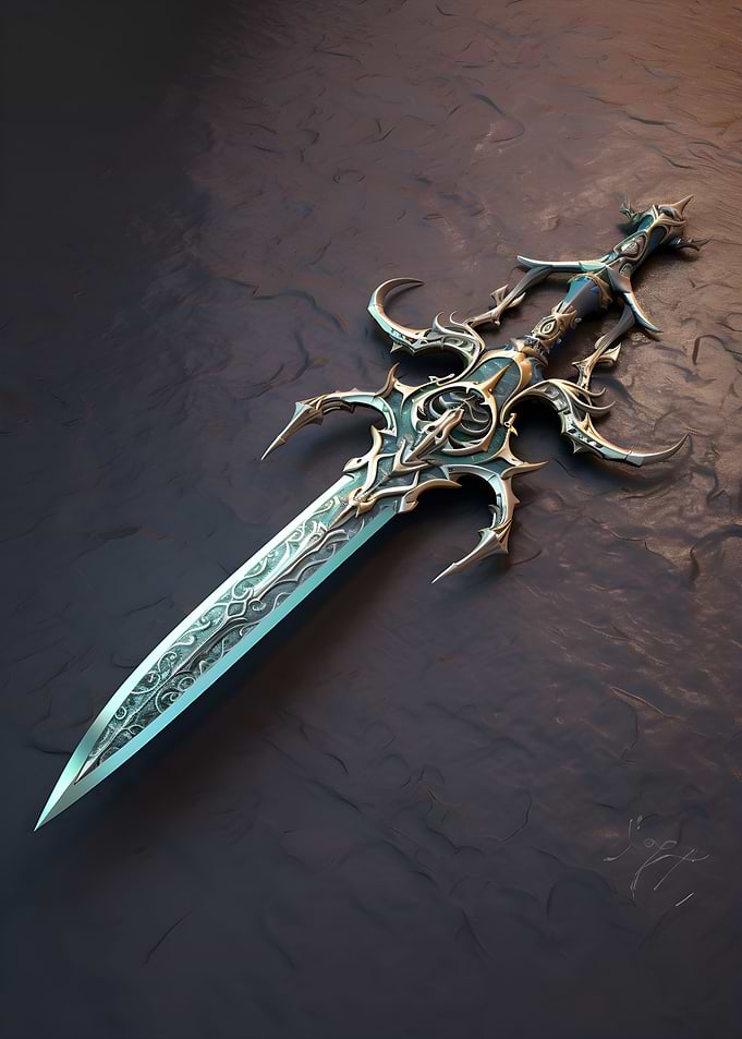 Ornamented Elven Sword