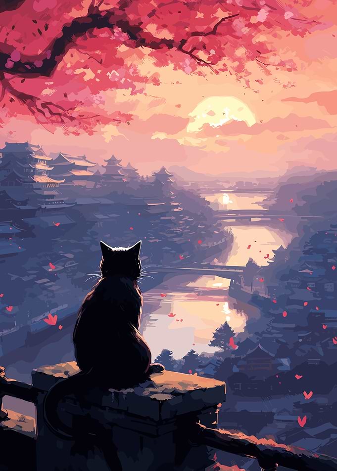 The Moon Night Cat Japan