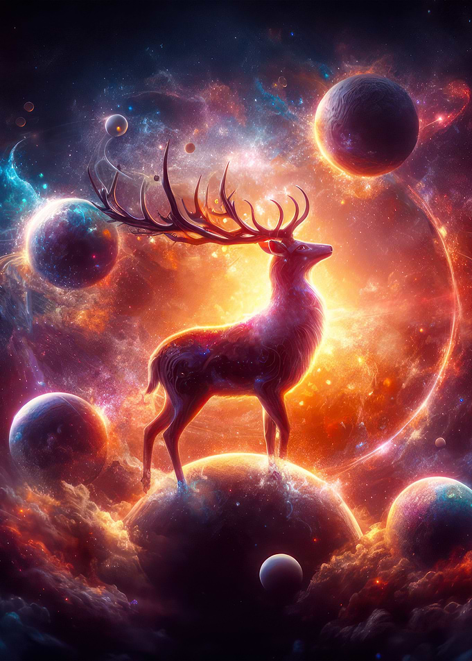 Deer on Top of the World