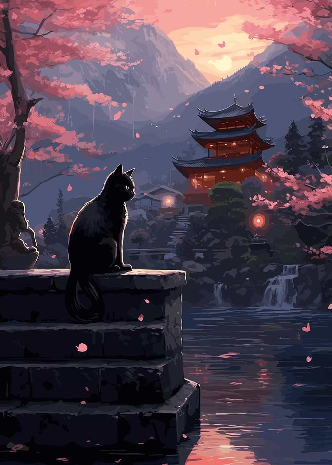 The Moon Night Cat Japan