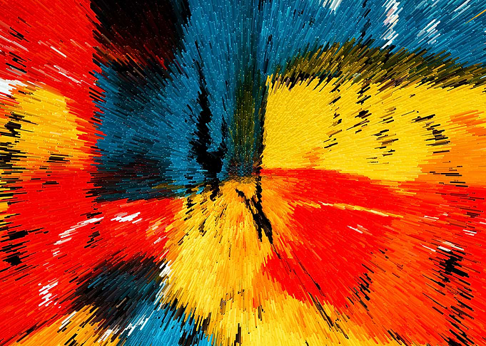 Abstract Acrylic Painting