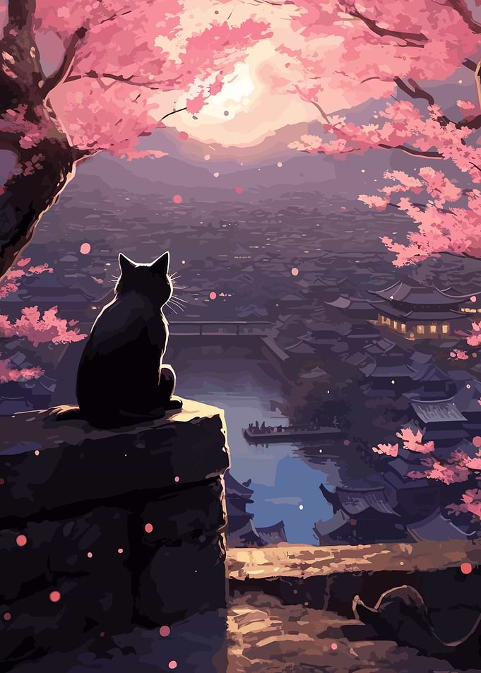 The Moon Night Cat Japan