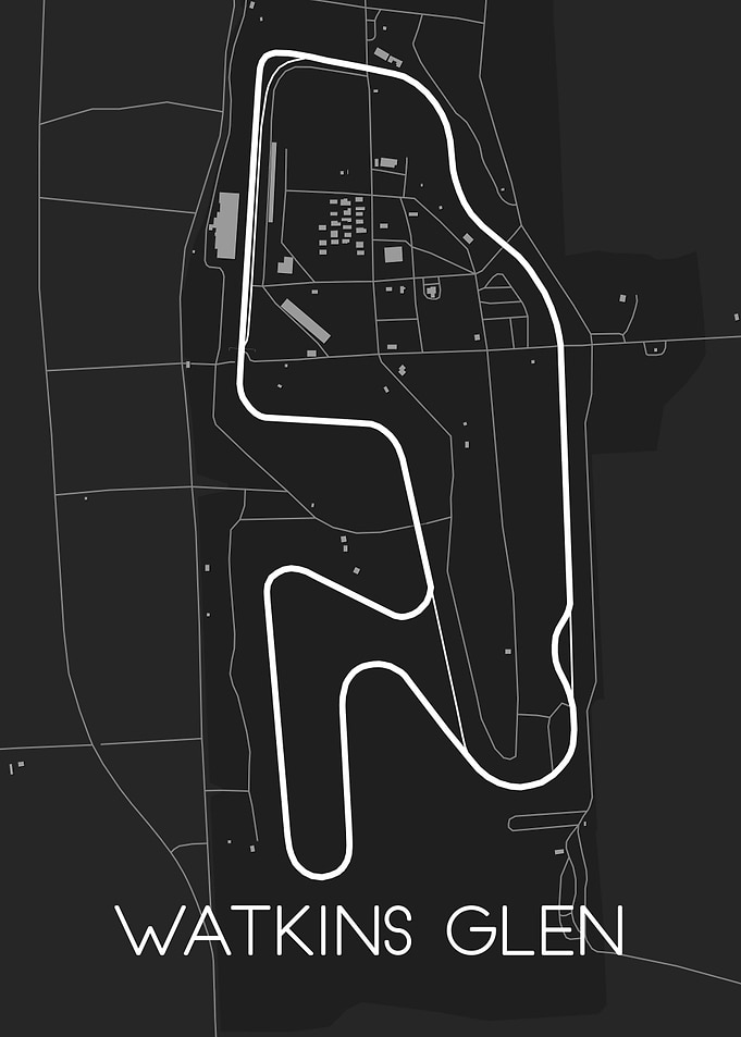 Watkins Glen Track Map