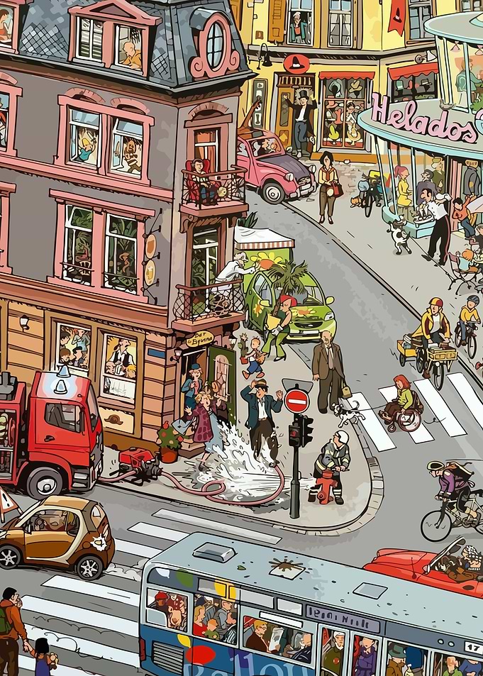 busy traffic