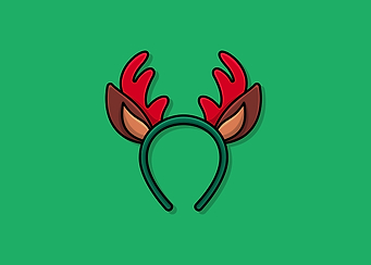 Christmas reindeer headban