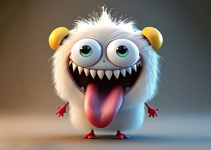 Un monstre mignon