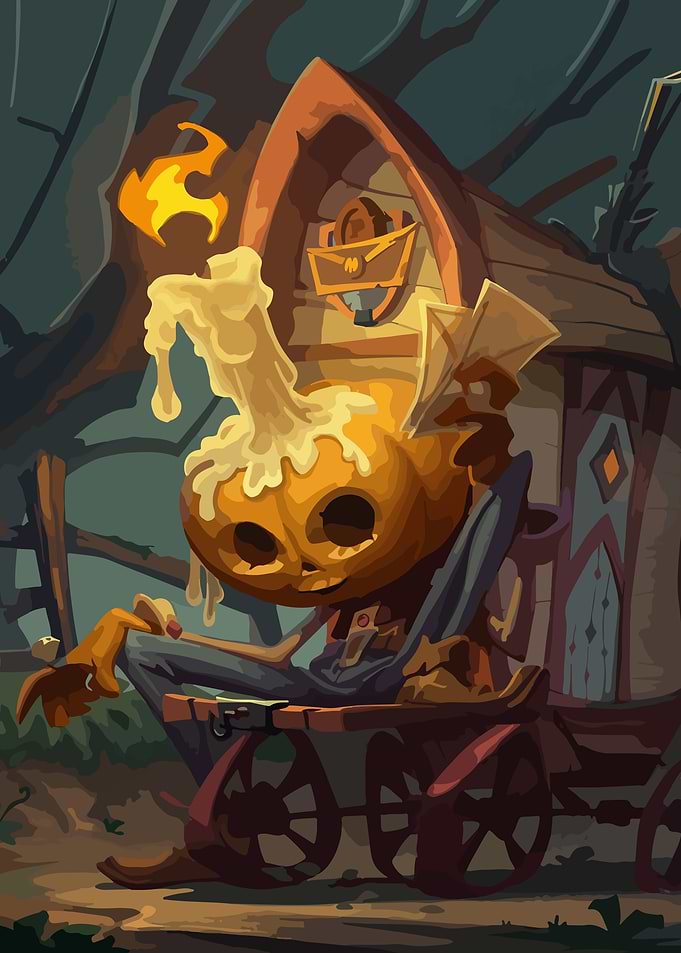 halloween Pumkin head