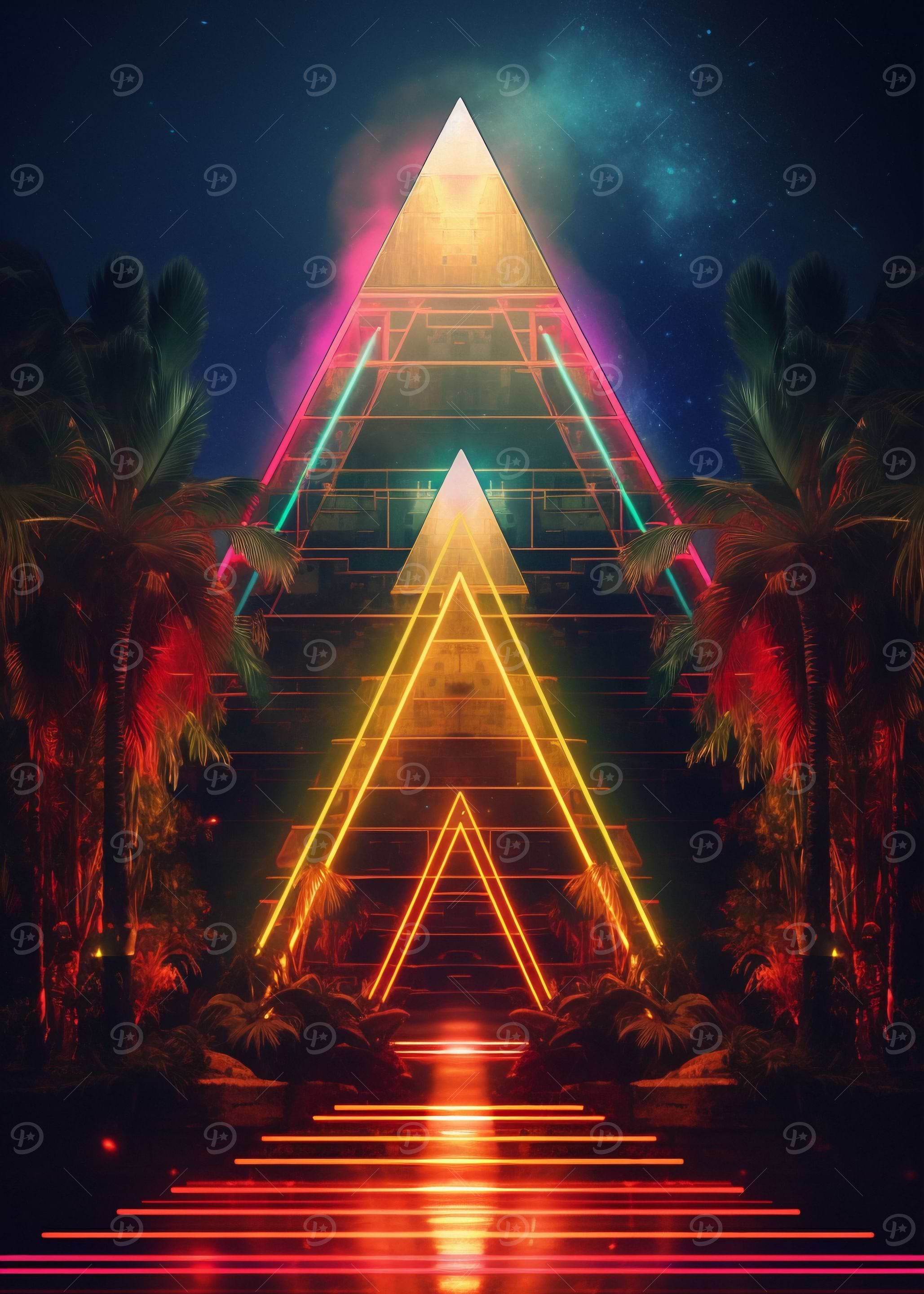 Road to Neon Pyramid