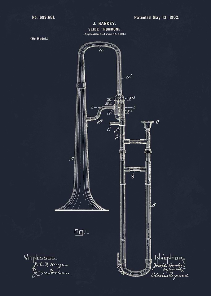 1902 Slide trombone