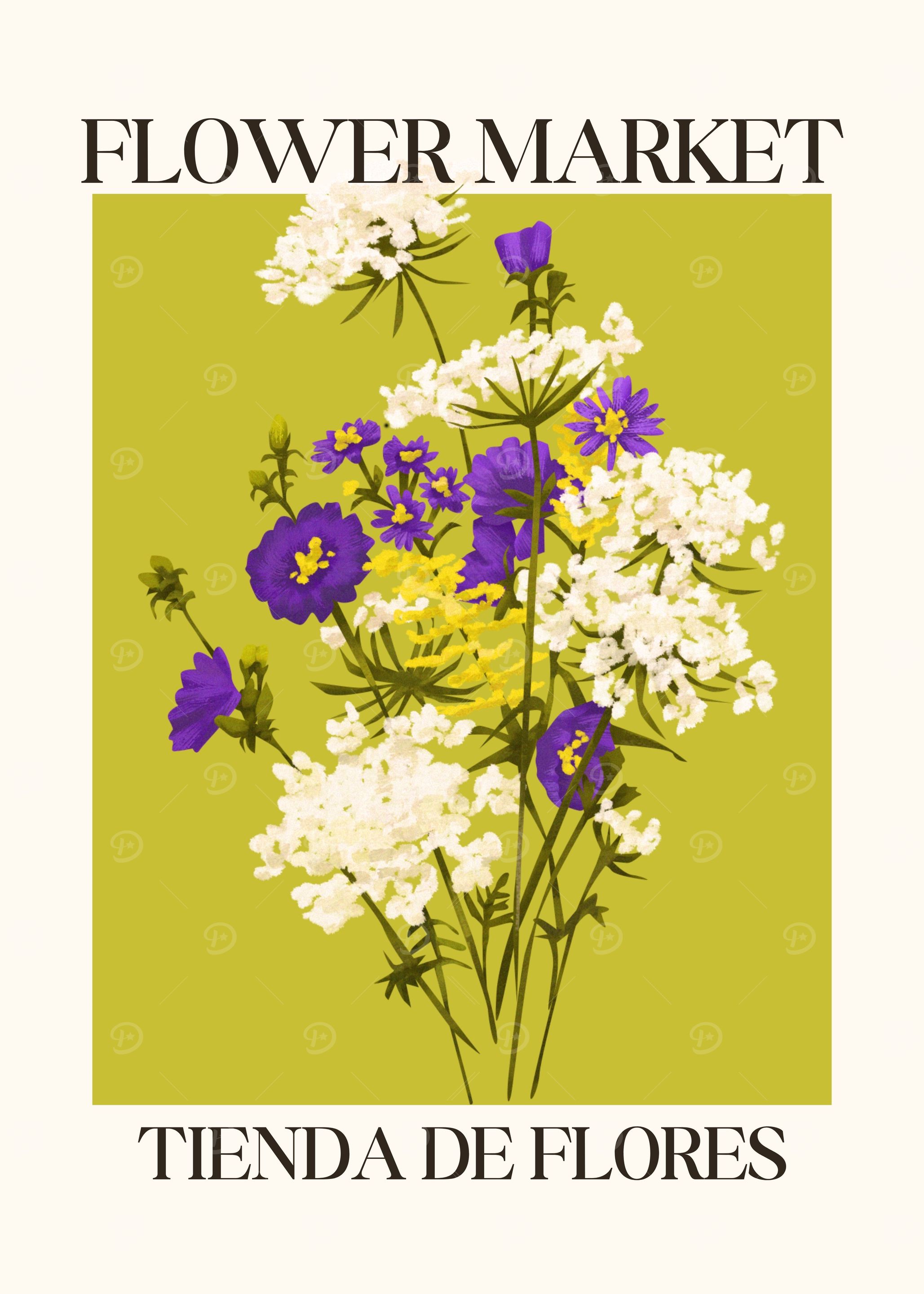 Elderflowers flower market