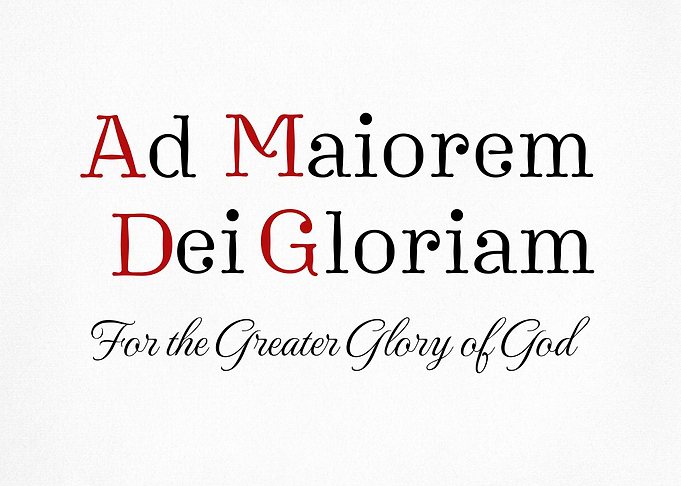 Jesuit Motto Latin Phrase