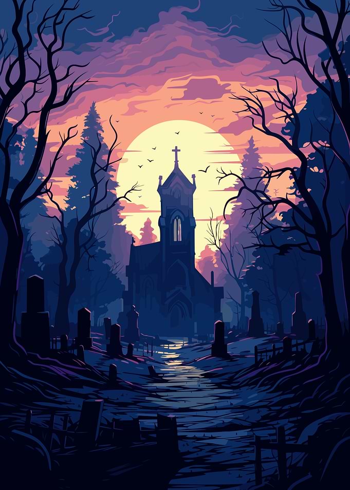 Cemetary Halloween Vibes