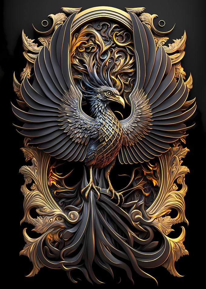 Eternal Golden Phoenix