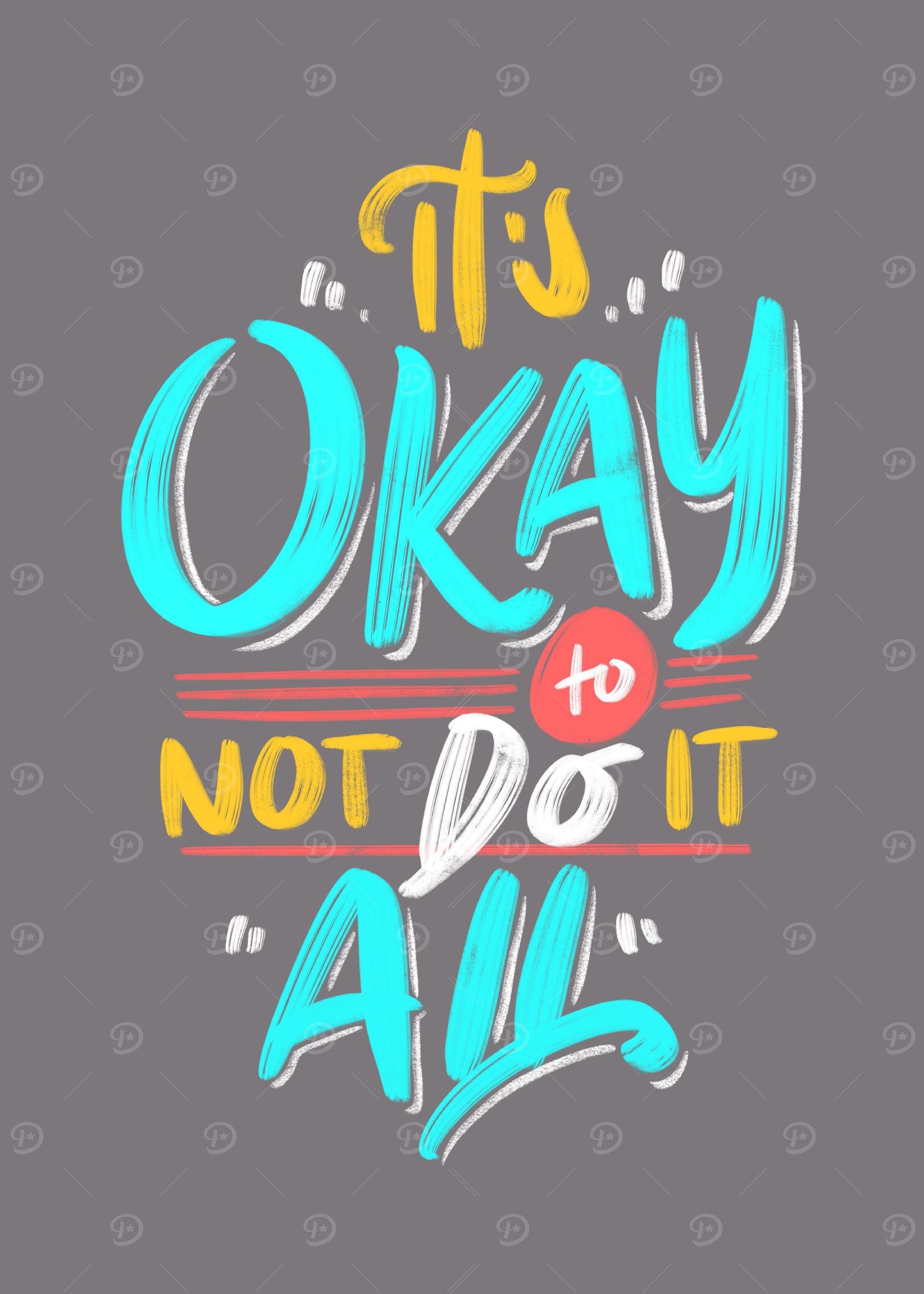 Its okaty to not do it All