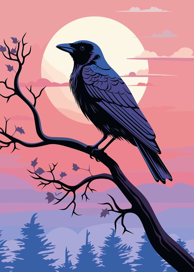 Crow Halloween Vibes