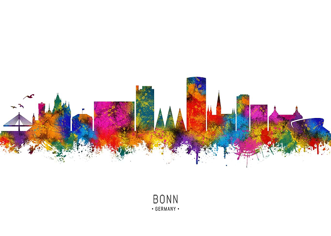Bonn Germany Skyline