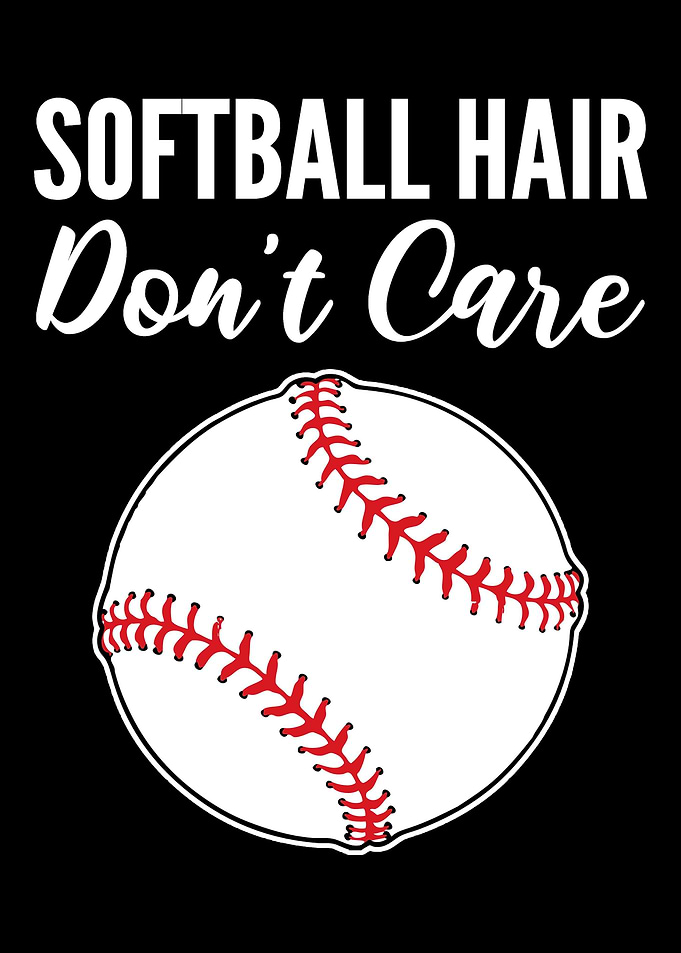 Softball Hair Fit And Heal