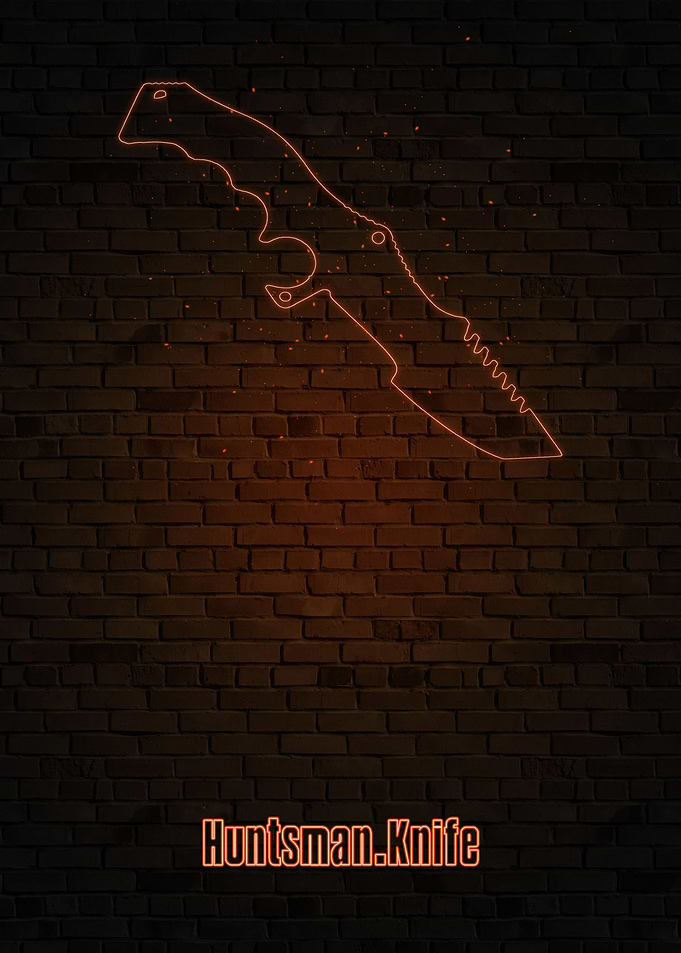 knife neon gaming