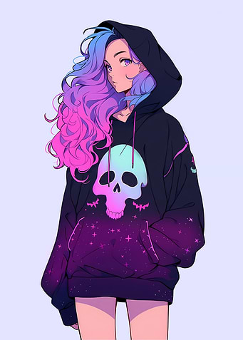 Anime Teen Sad Girl