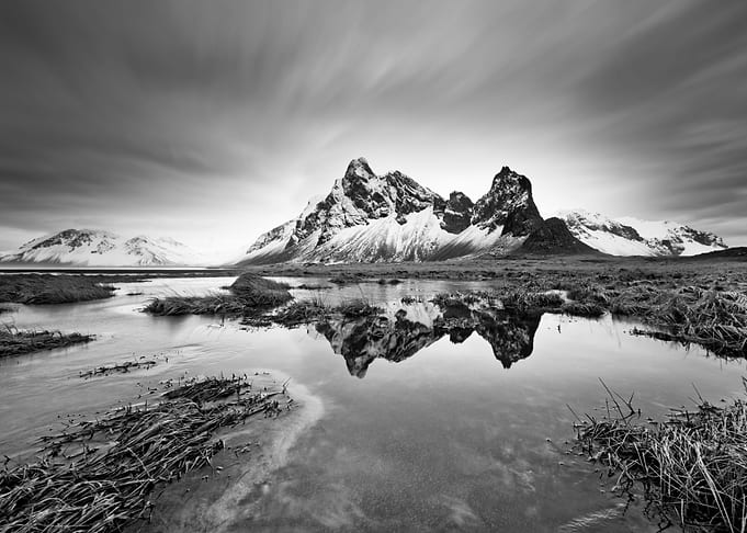 Iceland mountain range