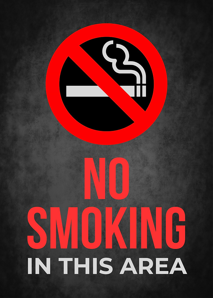 No smoking in this area