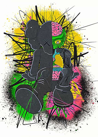 Street Graffiti Abstract