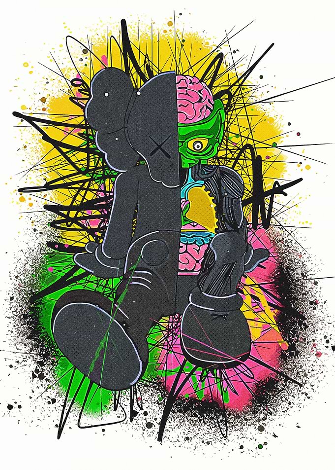 Street Graffiti Abstract