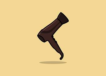 Hair Dryer vector icon