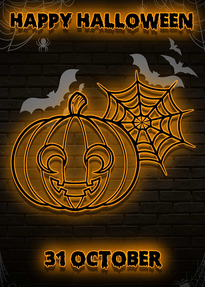 pumpkin cobweb halloween