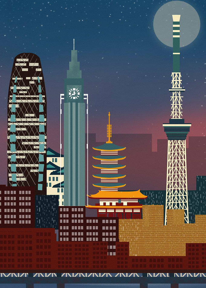 Tokyo city Scenery