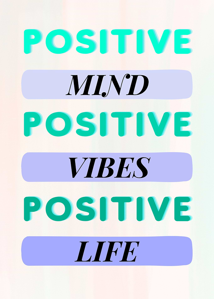 Positive message quote
