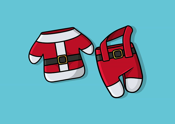 Red Kids Winter Suite