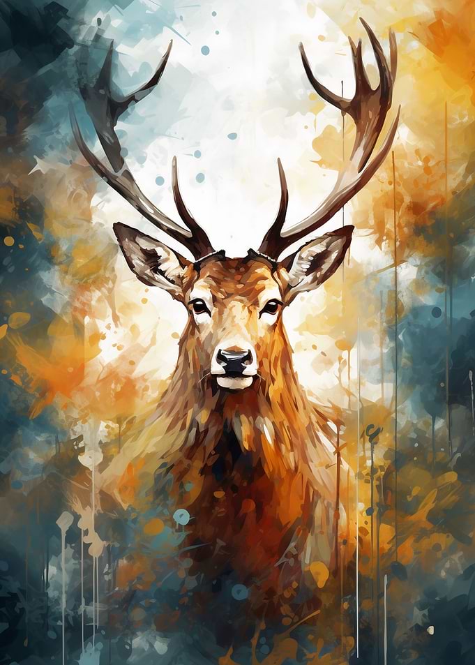Deer Abstract