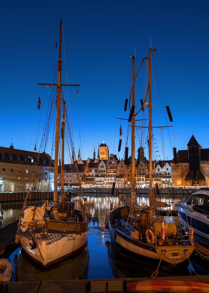 Gdansk City By Night