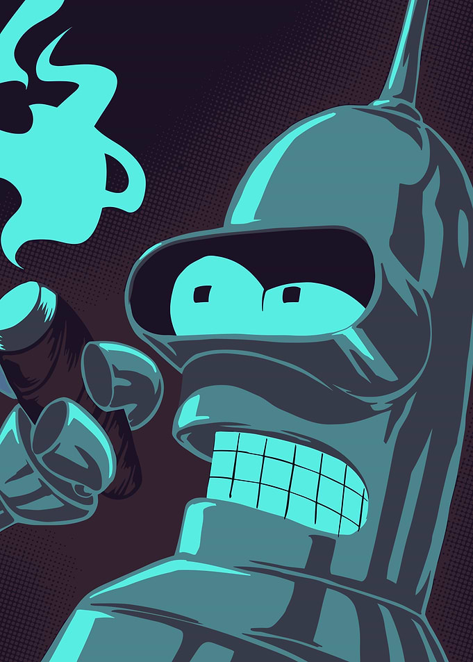 Futurama iron smoke