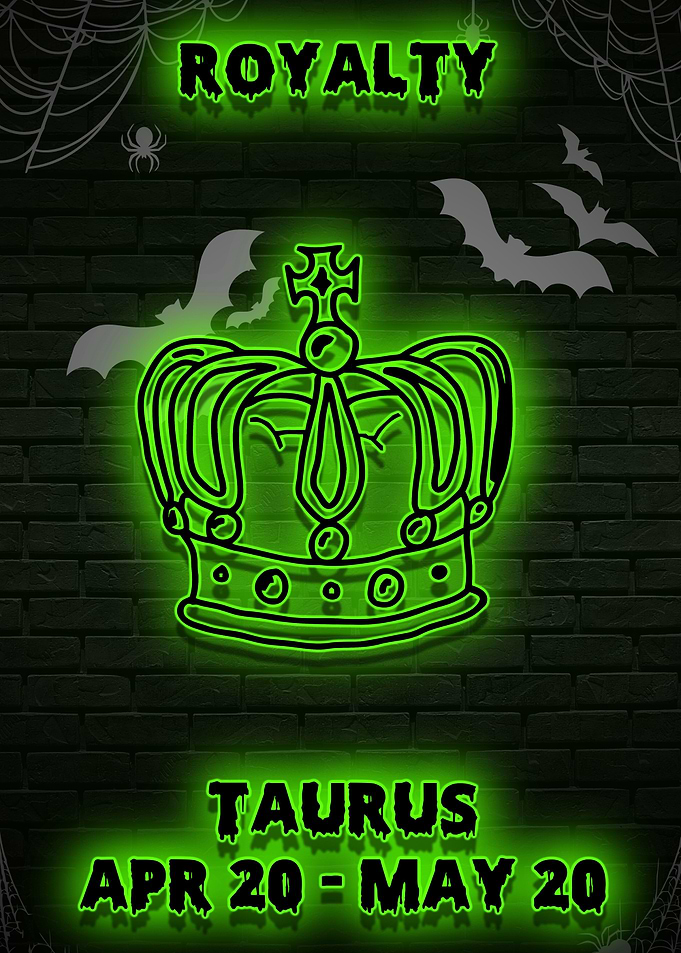royalty halloween neon