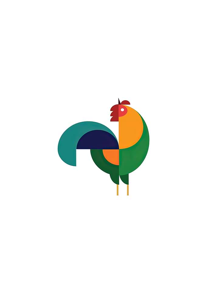 minimalist chiken body