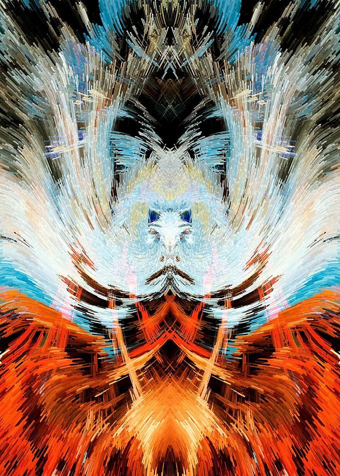 Baby Crying Abstract Art