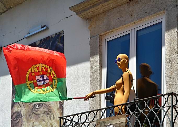 Nude Portugal Tourist