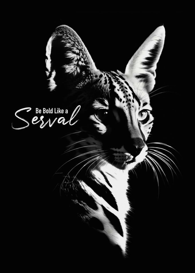 Serval silhouette
