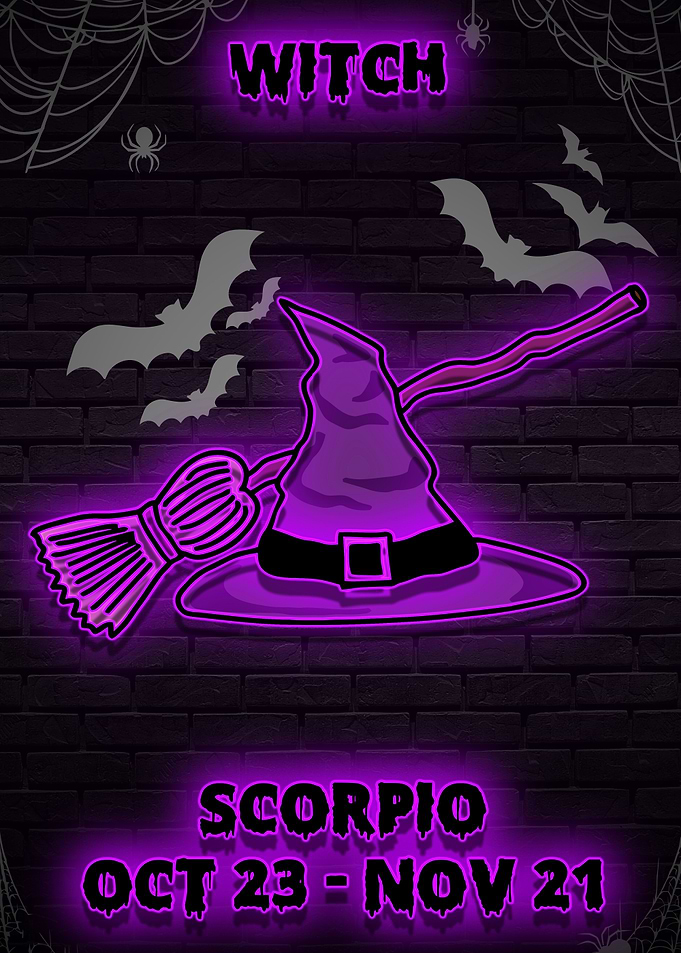 witch scorpio halloween
