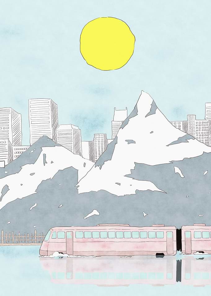 Japanese style Train